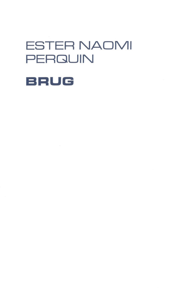 Ester Naomi Perquin: Brug