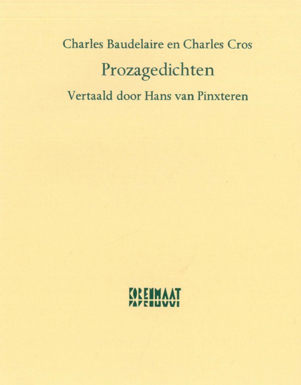 Charles Baudelaire en Charles Cros: Prozagedichten
