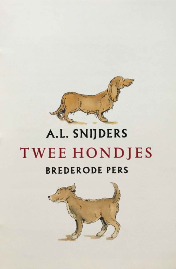 A.L. Snijders: twee hondjes